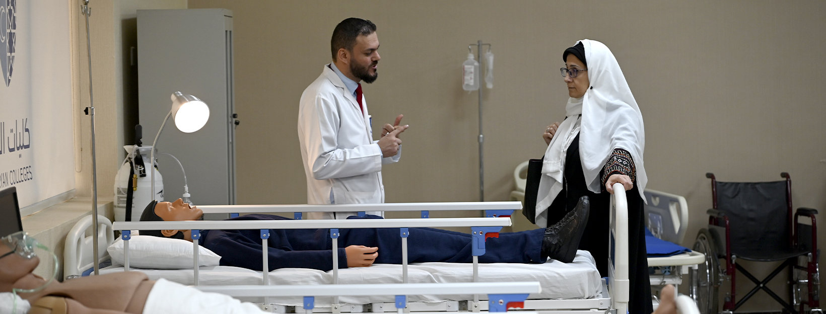 زيارة الرئيس التنفيذي لمستشفى الدكتور سليمان فقيه